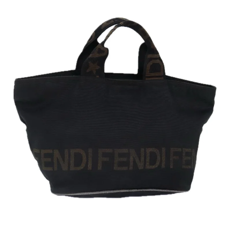 FENDI Hand Bag Nylon Black  bs16802