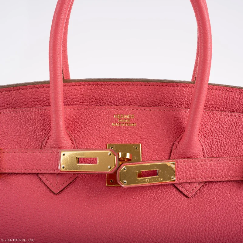 Hermès Birkin 35 Rose Lipstick Togo Gold Hardware