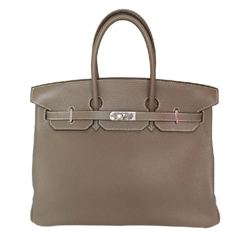 Hermès Etoupe Birkin Bag 35cm PHW