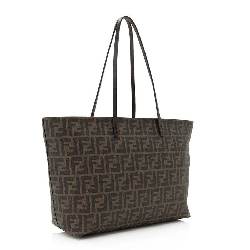 Fendi Zucca Medium Roll Tote (SHF-20323)