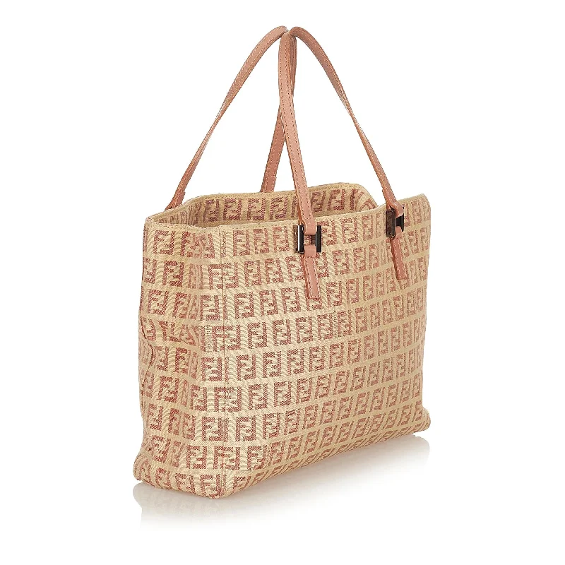 Fendi Zucchino Canvas Handbag (SHG-26834)