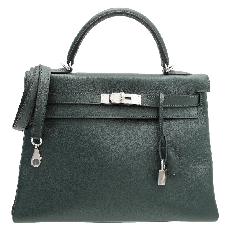 Hermes Vert Titien Evercolor Kelly 32 Bag