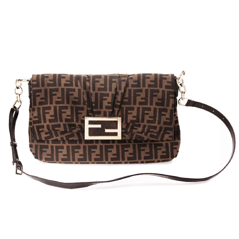 Fendi Zucca Canvas Cross Body Bag