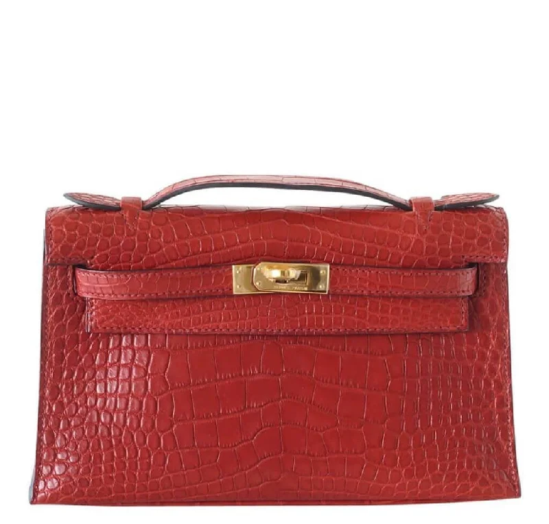 Hermès JPG Kelly Pochette Rouge H Bag