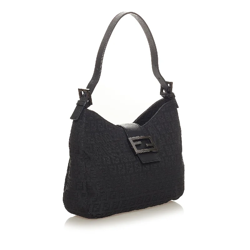 Fendi Zucchino Canvas Shoulder Bag (SHG-27368)