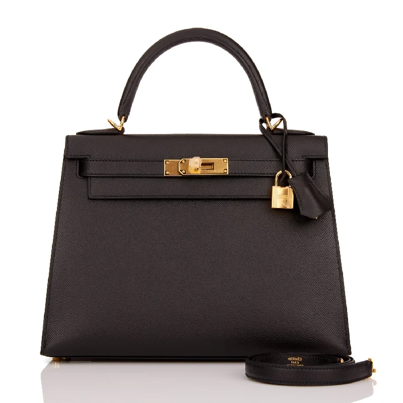 Hermes Kelly Sellier 28 Black Epsom Gold Hardware - Payment 2 for GK