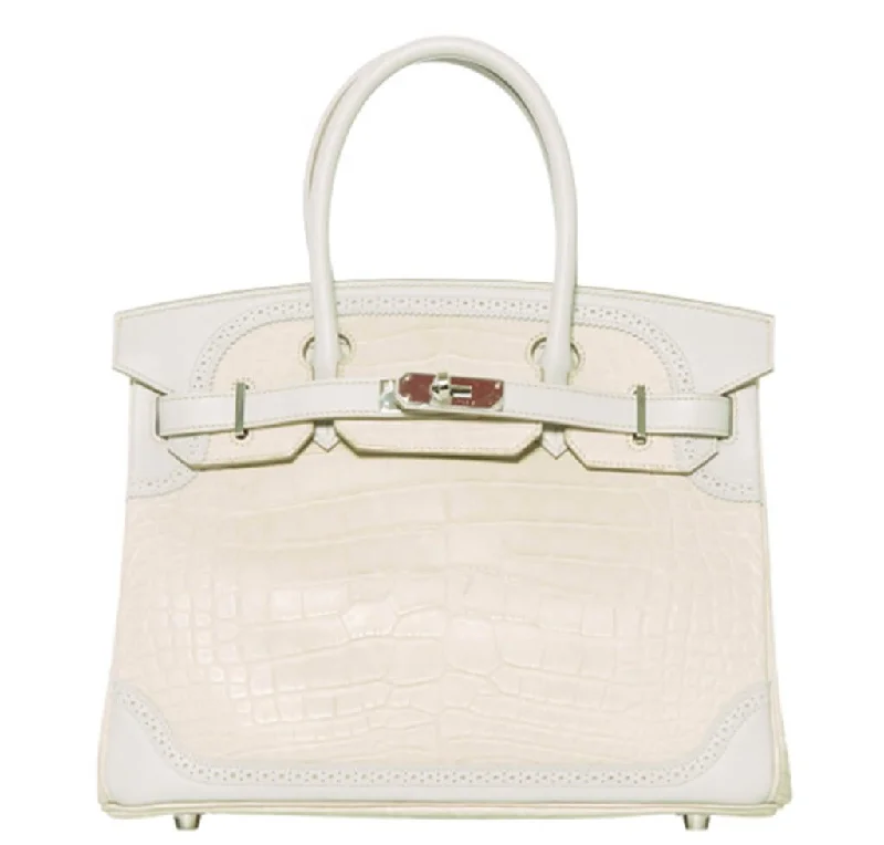 Hermès Ghillies Birkin 30 Bag Beton Limited Edition