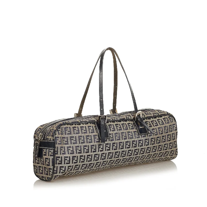 Fendi Zucchino Canvas Handbag (SHG-26238)