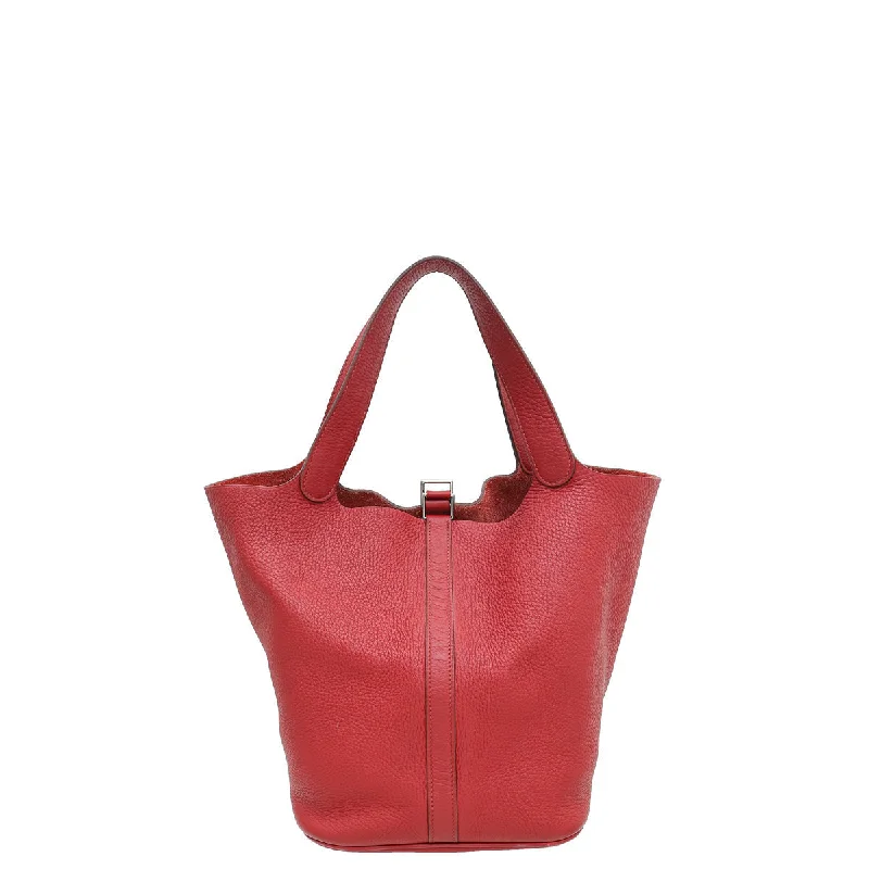 Hermes Rouge Casaque Picotin Lock 26 Bag