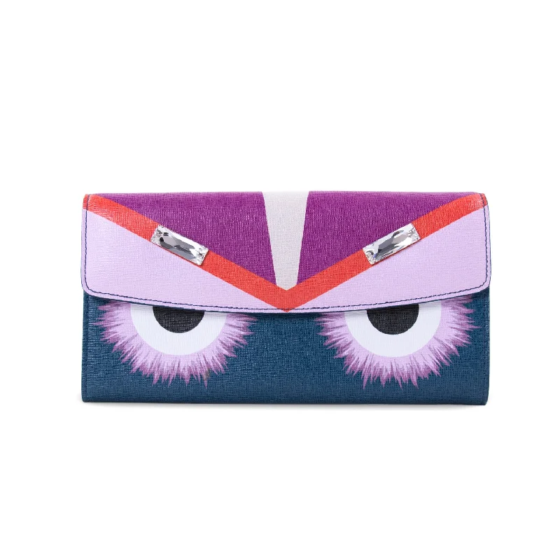 Fendi Monster Continental Wallet