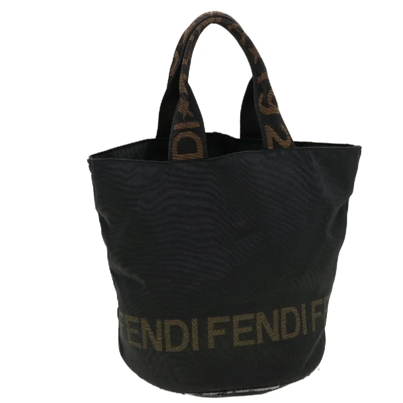 FENDI Hand Bag Nylon Black 2119 26526 089  yk6785