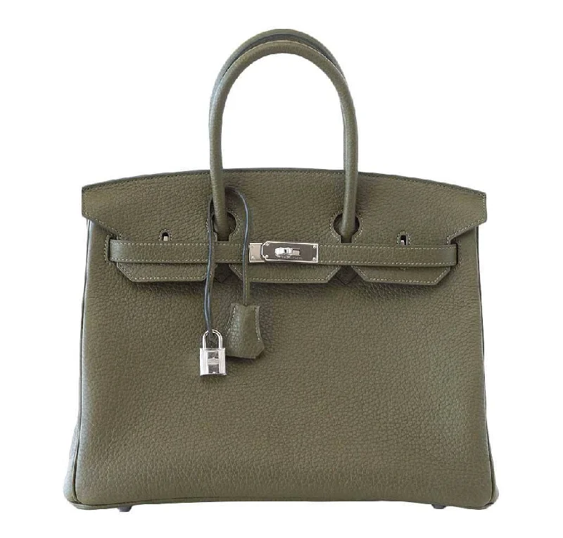 Hermès Birkin 35 Vert Veronese Fjord Bag