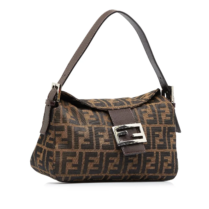 Fendi Zucca Double Flap Baguette (SHG-8sUN0W)