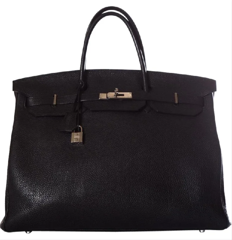 Hermès Birkin 40cm Black Togo Leather Tote