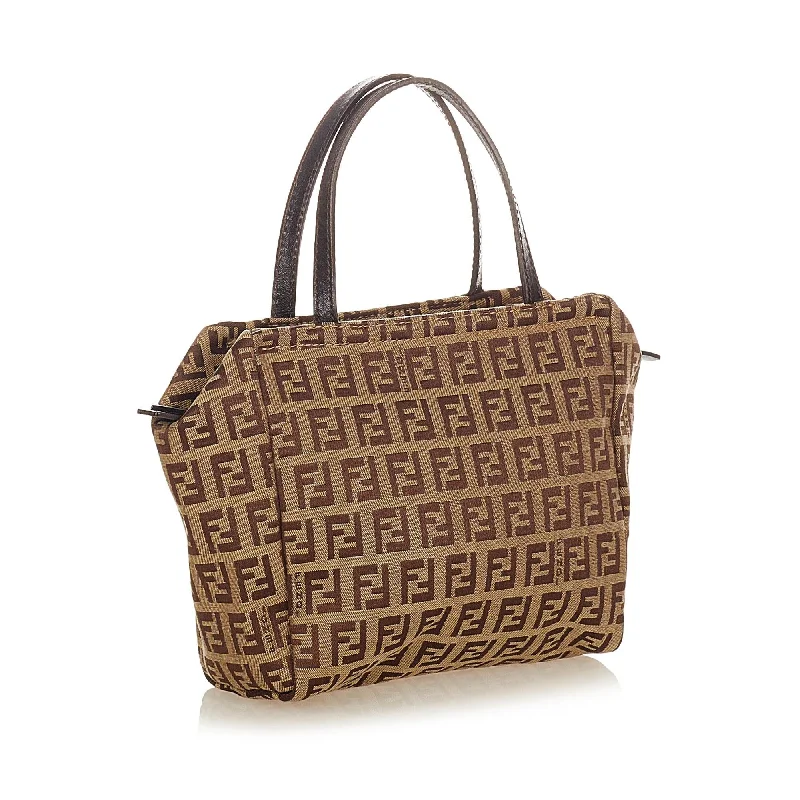 Fendi Zucchino Canvas Handbag (SHG-26432)