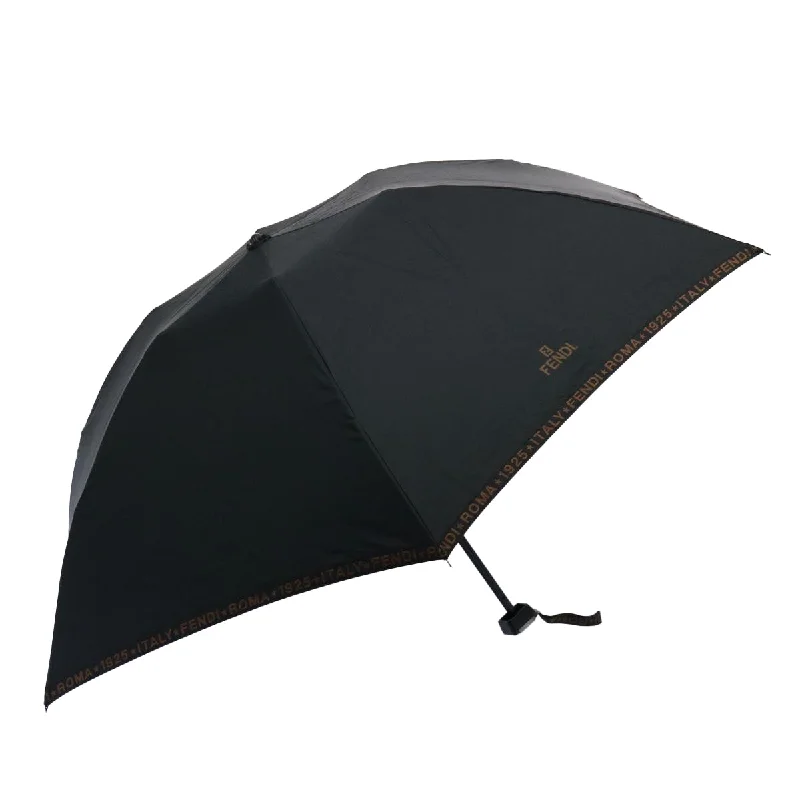 FENDI Folding Umbrella Nylon Black  bs9904