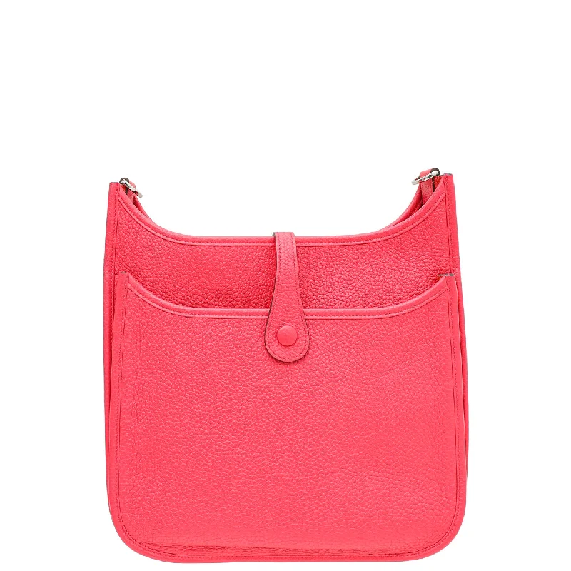 Hermes Rose Extreme Evelyne III Bag