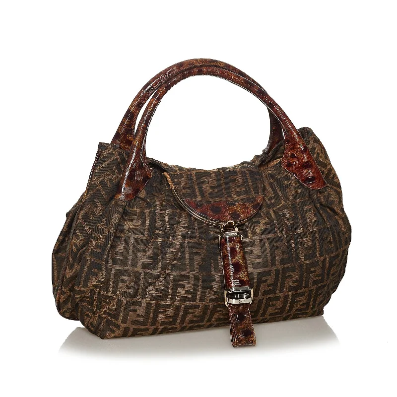 Fendi Zucca Spy Canvas Handbag (SHG-28363)