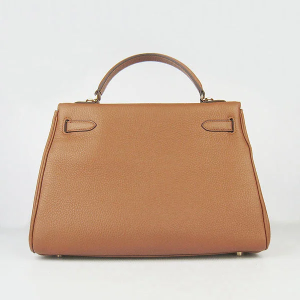 Hermes Kelly 32cm Togo Leather 6108 Light Coffee Golden