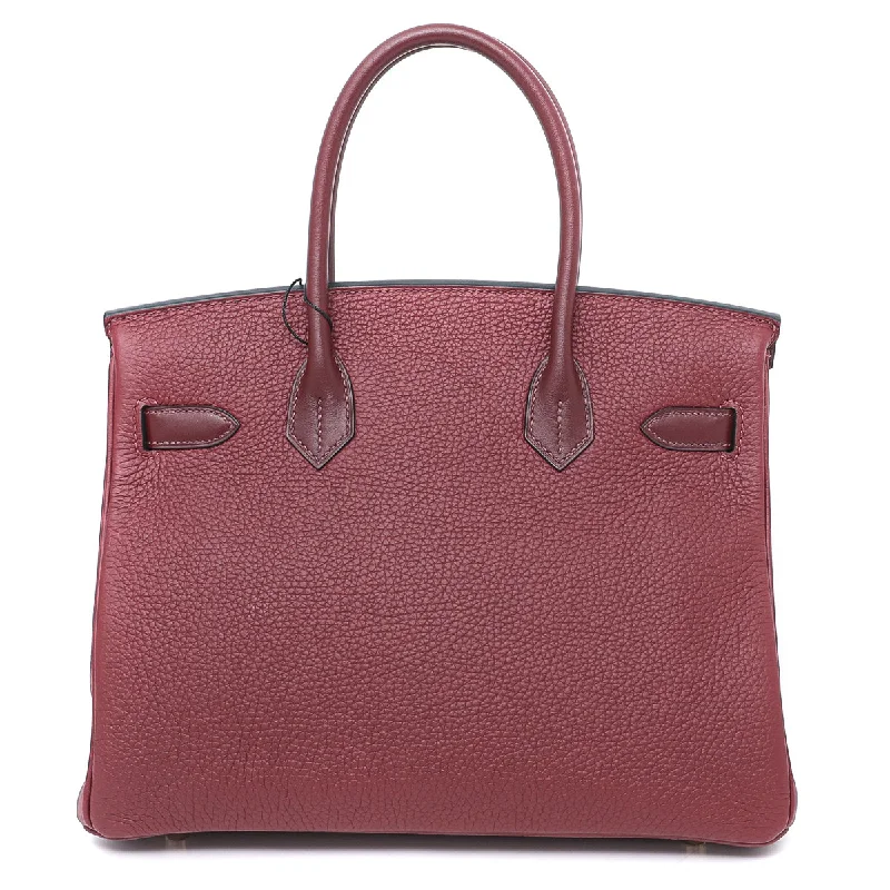 Hermes Rouge H Clemence-Swift Birkin 30