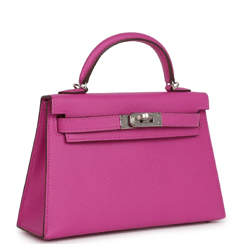 Hermes Kelly Sellier 20 Magnolia Epsom Palladium Hardware