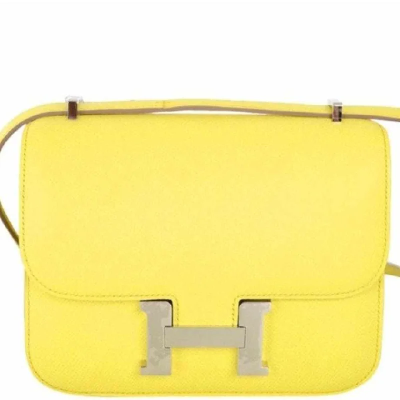 Hermès Constance 18 Soufré Yellow Epsom Palladium Hardware