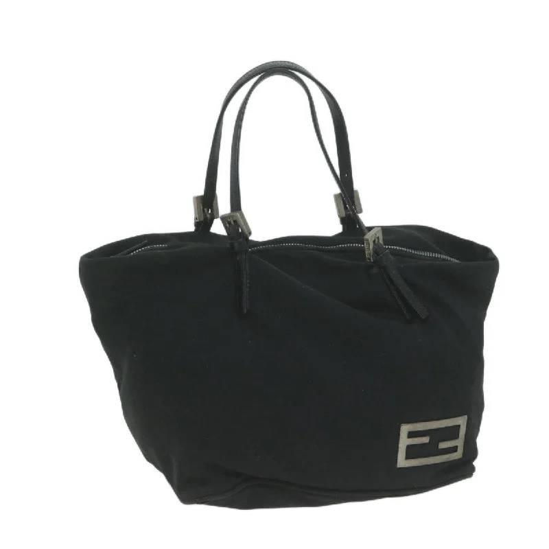 FENDI Hand Bag Nylon Black  ep3047