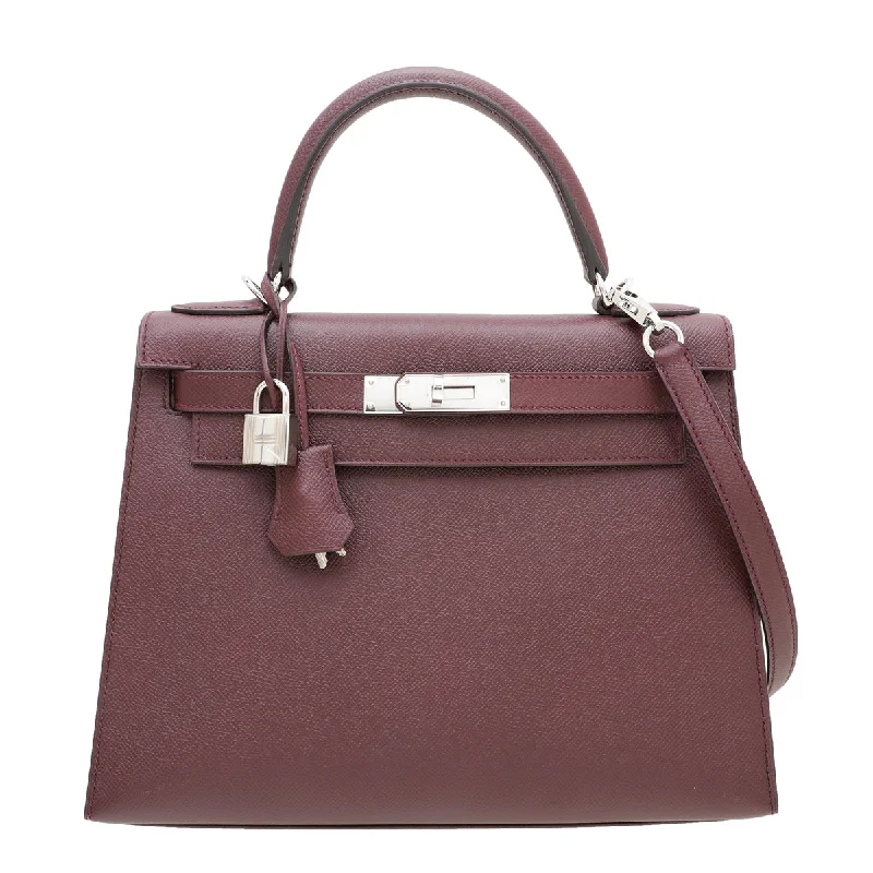 Hermes Rouge H Sellier Kelly 28 Bag