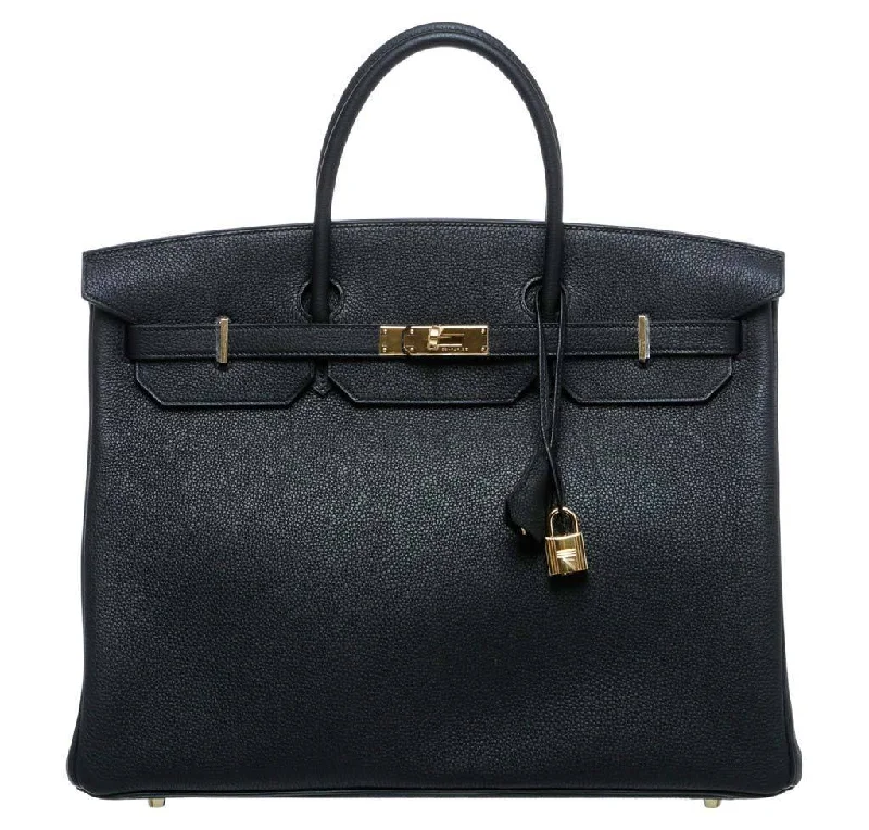 Hermès Birkin 40 Noir Togo Bag GHW