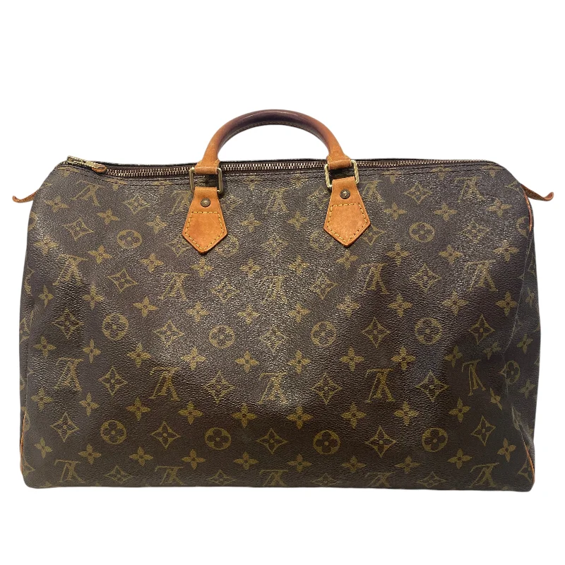 LOUIS VUITTON/Boston Bag/Monogram/Leather/BRW/Speedy