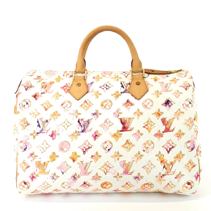 Speedy 35 Aquarelle Monogram Canvas Bag