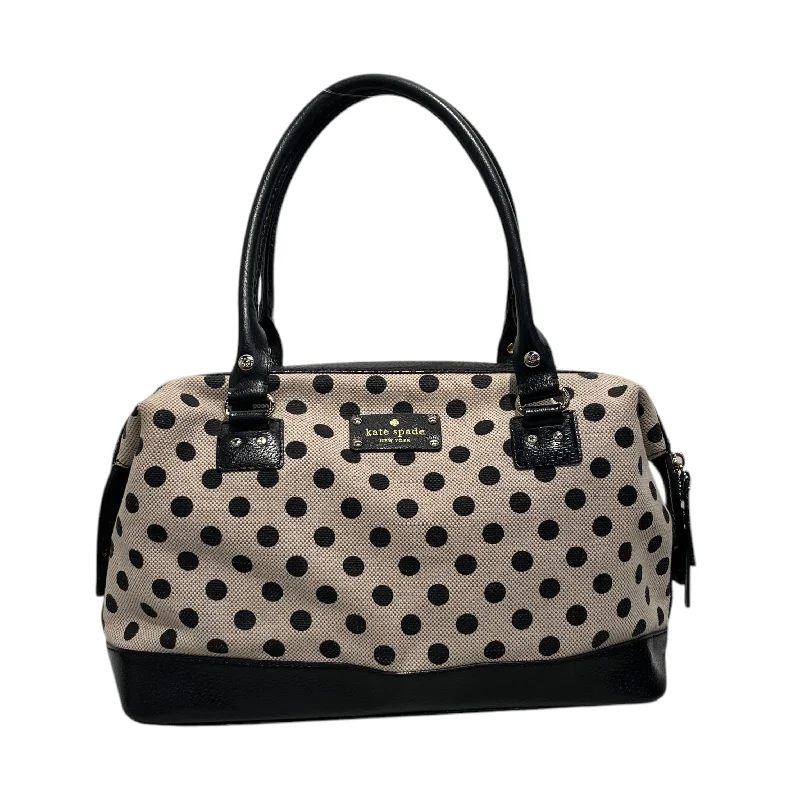 kate spade new york/Hand Bag/Polka dot/Leather/WHT/