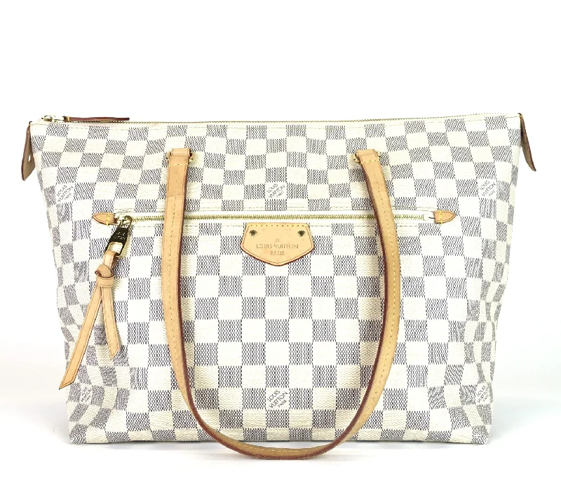 Iena MM Damier Azur Canvas Bag