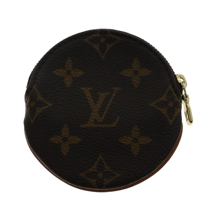 LOUIS VUITTON Monogram Porte Monnaie Rond Coin Purse M61926 LV  48497