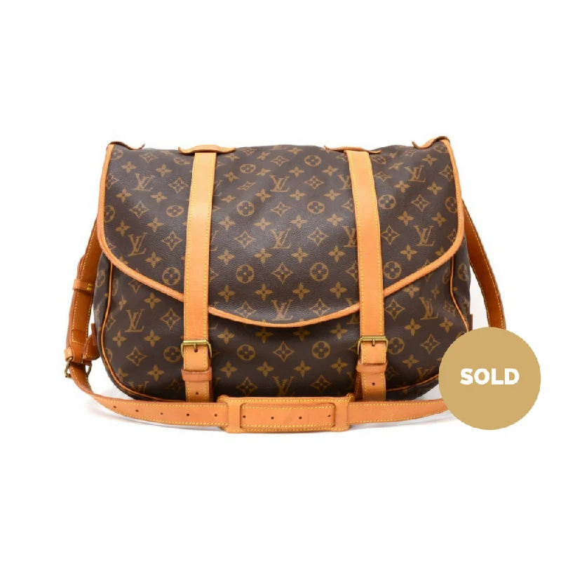 Saumur 43 Monogram Canvas Shoulder Bag