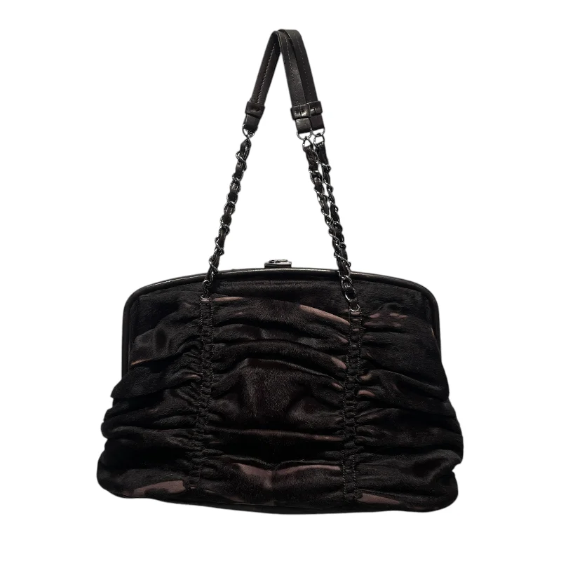 CHANEL/Tote Bag/Cowhide/BRW/PONYHAIR SHARPEI