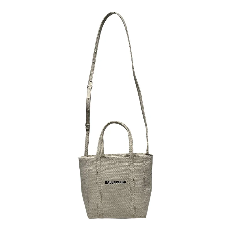 BALENCIAGA/Tote Bag/O/S/Cotton/CRM/Everyday Canvas Tote