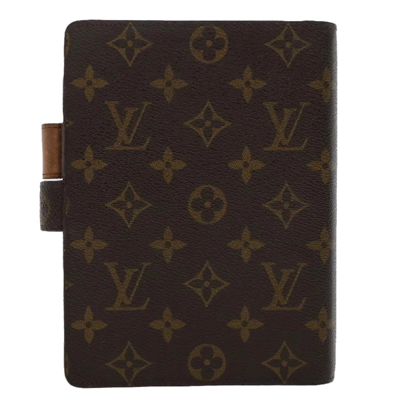 LOUIS VUITTON Monogram Agenda MM Day Planner Cover R20105 LV  yk7817