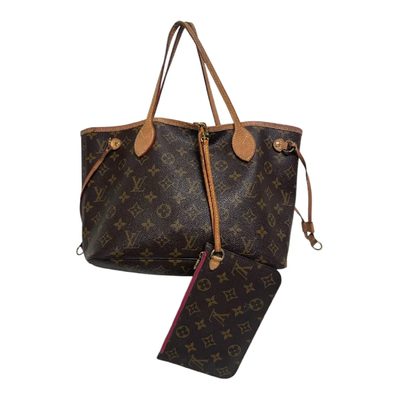 LOUIS VUITTON/Cross Body Bag/OS/All Over Print/Leather/BRW/NEVERFULL