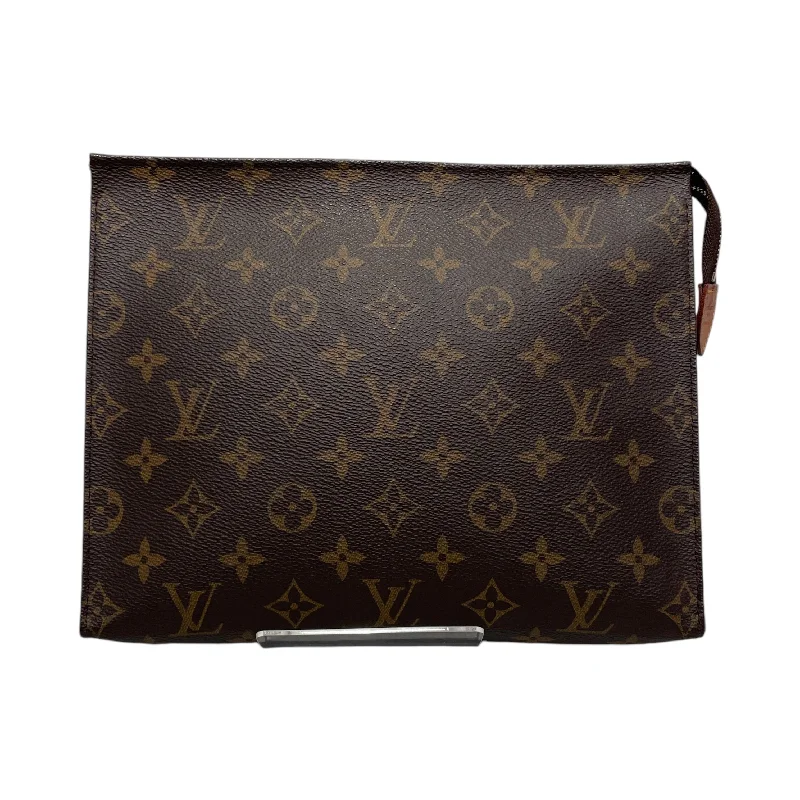 LOUIS VUITTON/Clutch Bag/Monogram/Leather/BRW/Toiletry