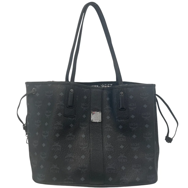 MCM/Tote Bag/Monogram/Leather/BLK/REVERSIBLE