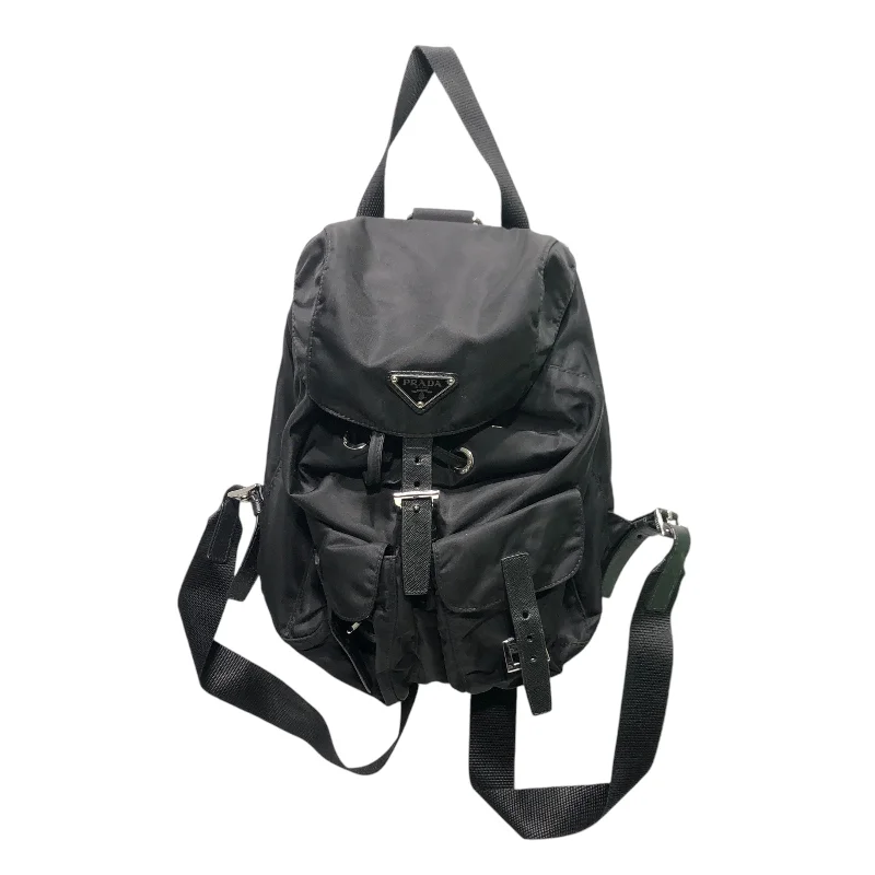 PRADA/Backpack/OS/Nylon/BLK/BLACK BACKPACK