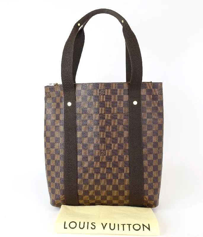 Cabas Beaubourg Damier Ebene Canvas Tote Bag