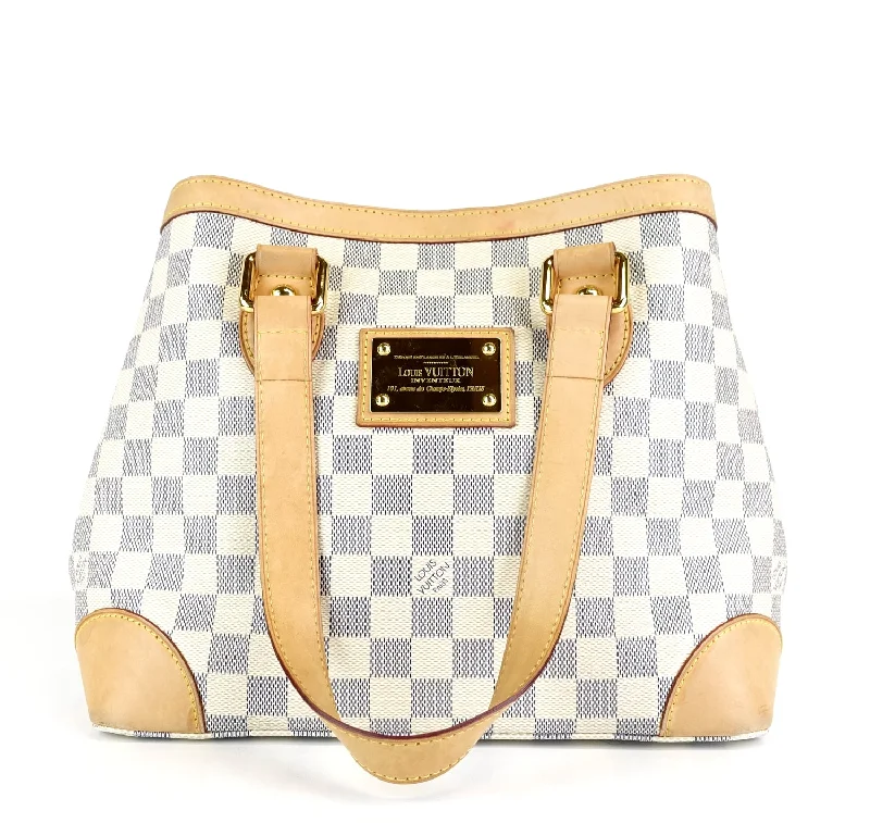 Hampstead PM Damier Azur Canvas Bag