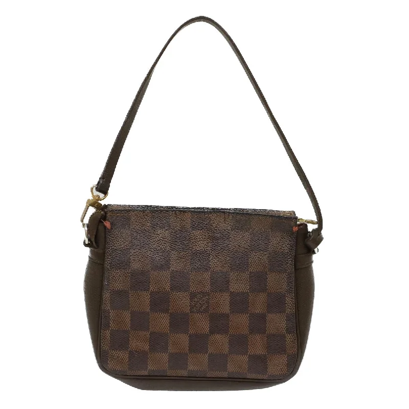 LOUIS VUITTON Damier Ebene Trousse makeup Pouch N51982 LV  bs6838