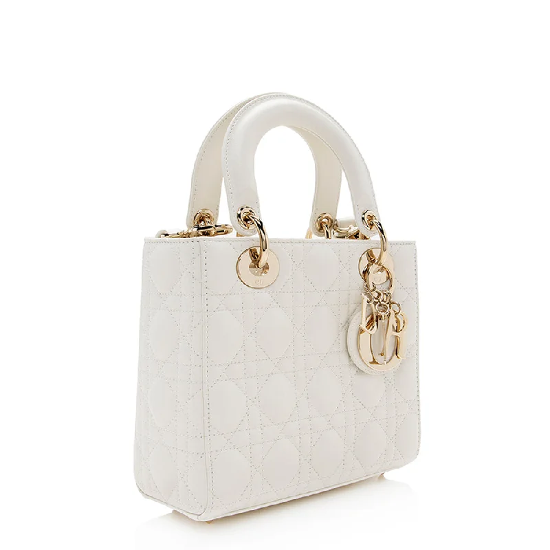 Dior Lambskin Cannage Lady Small Tote (SHF-19216)