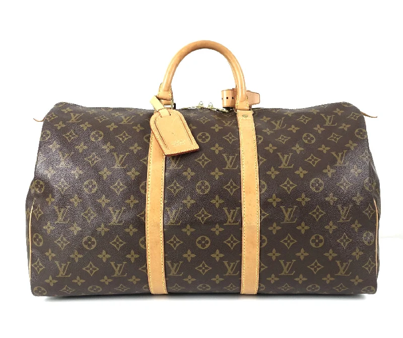 Keepall 50 Monogram Canvas Travel Bag