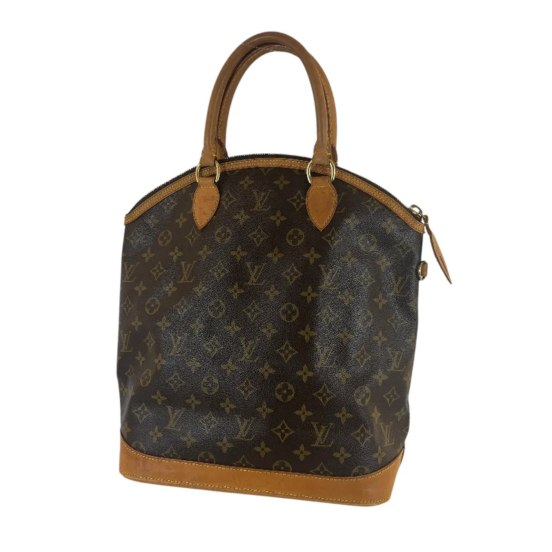 LOUIS VUITTON/Bag/Monogram/Leather/BRW/lockit vertical handbag