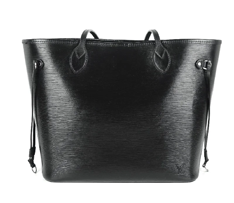 Neverfull MM Black Epi Leather Bag