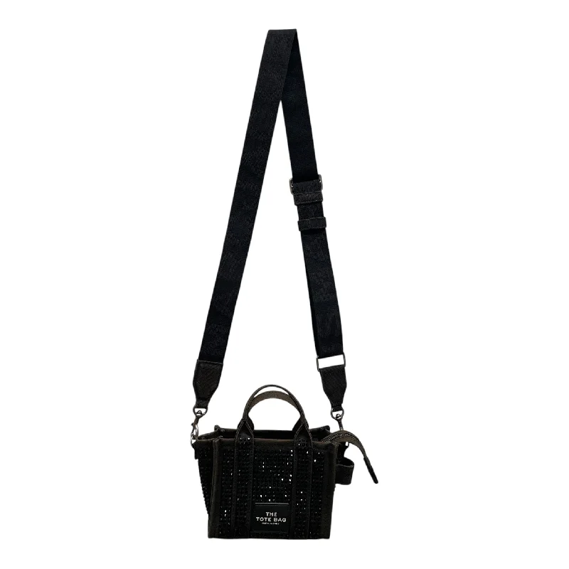 MARC JACOBS/Hand Bag/Cotton/BLK/BEDAZZLE